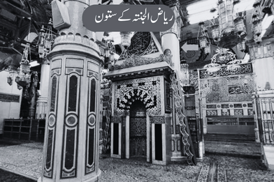 How Many pillars in riaz ul jannah:ریاض الجنتہ کے ستون