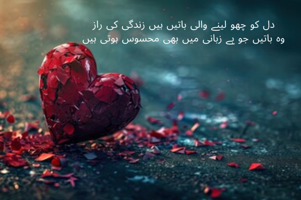 Heart Touching Shayari in Urdu 2 Lines